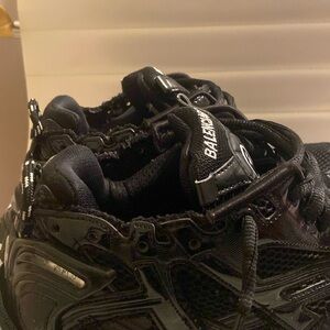 All black Balenciaga Runners size 42
